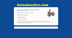 Desktop Screenshot of heissduscher.com